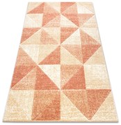 Tappeto FEEL 5672/17911 triangoli beige/terracotta