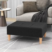 Poggiapiedi Nero 78x56x32 Cm İn Tessuto /