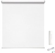 Tenda a rullo motorizzata oscurante MADECO Eroll bianco 104 x 250 cm