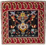 Shiraz Tappeto 60 x 60 Blu (Iran) Annodato A Mano