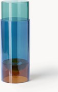 Vaso in vetro soffiato Bouquet Tube, alt. 27 cm