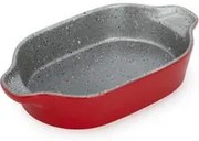 Mini pirofila ceramica 22,5x13x4,5 cm rossa