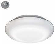 Plafoniera LED moderno da esterno DL vario quattro, argento Ø 31 cm, luce calda, 1000 lumen STEINEL IP54