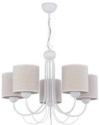 Jupiter 1480 - Lampadario con catena KASKADA 5xE27/60W/230V