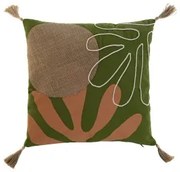 Cuscino Home ESPRIT Verde Boho 45 x 5 x 45 cm