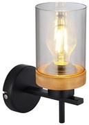 Globo 15557W - Applique FINCA 1xE27/40W/230V metallo/legno