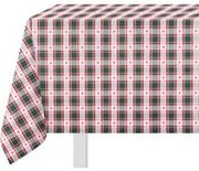 Tovaglia 140x240 cm tartan e cuori