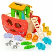 Playset Moltó Noah's ark Legno 17 Pezzi