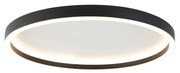 Plafoniera di design nera con LED incluso - Daniela