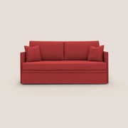 Tortona Divano duplex con doppio letto in tessuto simil cotone impermeabile T13 rosso