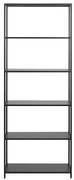 Libreria nera in metallo 70x185 cm Newcastle - Actona