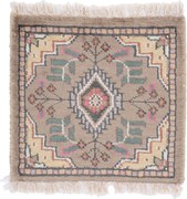 Agra Tappeto orientale 30 x 30 (Indian) Annodato A Mano