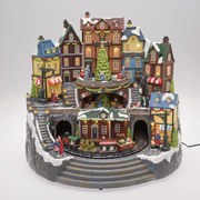 Villaggio di Natale H 38 cm