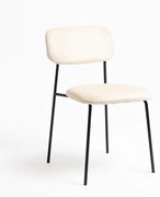 Sedie Vius Black Velluto - Beige