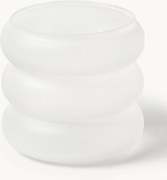 Set di 4 bicchieri piccoli in vetro soffiato borosilicato Bubbly