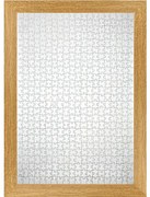 Cornice100x140 cm in legno dorato lucido per puzzle