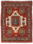 Gabbeh Tappeto 210 x 270 Rosso (Iran) Annodato A Mano