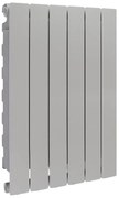 Radiatore acqua calda PRODIGE MODERN in alluminio, 6 elementi, interasse 700 mm, silver