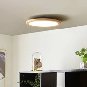 Plafoniera a LED Joren Lucande, dimmerabile, Legno chiaro, Soggiorno / Sala da pranzo, Legno, Campagna / Rustiche, Plafoniera LED