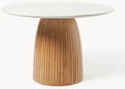 Tavolo rotondo con piano in marmo Nelly, Ø 115 cm