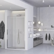 Box Doccia Scorrevole 100 Cm Feridras "T-Special" Cromo Lucido/Vetro Trasparente