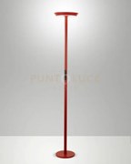 Fizz lampada da terra rossa a led cct 2700k - 3200k - 4000k- 50+10w...