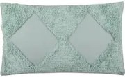 Cuscino divano 30x50 cm rombi verde acqua