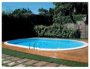 Piscina interrata GRE KPEOV8059 L 8 x 4 H 1.5 m