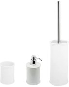 Set di accessori da bagno IMPERO bianco