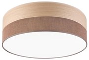 Plafoniera LED SIRJA WOOD LED/36W/230V diametro 45 cm marrone/quercia
