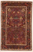 Kashan Tappeto persiano 200x130 (Iran) Annodato A Mano