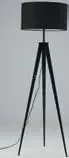 Piantana ibis nera 1xe27 50x160cm i-ibis-pt nero