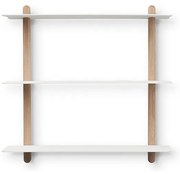 GEJST - Nivo Shelf Large A Claro Quercia/Bianco