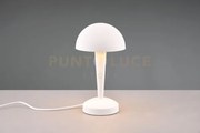 Canaria lampada da tavolo metallo bianco touch con lampadine dimmer...