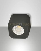 Palmi luce spot antracite a led 6w 3000k 630lm in alluminio ip20