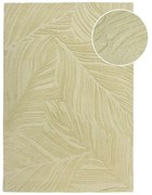 Tappeto in lana verde 200x290 cm Lino Leaf - Flair Rugs