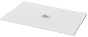 Piatto doccia in ceramica extra slim bianco L 160 x L 70 cm opaco