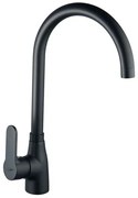 Miscelatore lavello nero opaco canna alta orientabile Paco