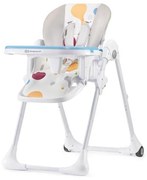 KINDERKRAFT - Sedia da pranzo per bambini YUMMY beige/bianco