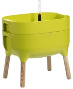 Vaso per coltivazione in plastica con sistema di auto-irrigazione Urbalive – Plastia