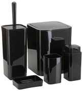 Set da bagno SIERRA 5 pz nero