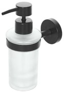 Dispenser sapone liquido a muro in acciaio nero opaco Chic Black