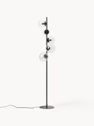 Lampada da terra in vetro Casey