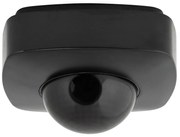 Sensore di Movimento e Presenza da Soffitto Regolabile Nero - IP65