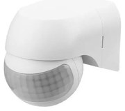 Sensore di movimento da esterno PIR 180° IP44 bianco