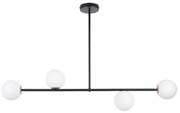 Lampadario su palo GAMA 4xG9/12W/230V nero