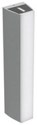 Applique Bidirezionale Grigia 12W CCT, IP65 da esterno - Serie FILO Colore Bianco Variabile CCT