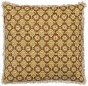 Cuscino Cotone Marrone Beige 50 x 50 cm