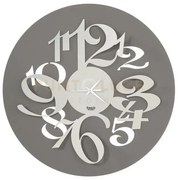 Orologio con numeri grandi 3d focus fango e avorio in ferro 50cmdid...