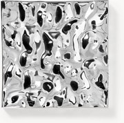 Decorazioni da parete con superficie martellata Splash 2 pz